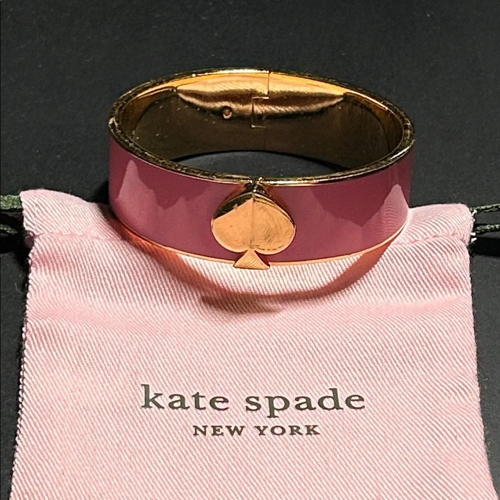 Kate Spade Pink and Gold Bangle - Picture 2 of 4